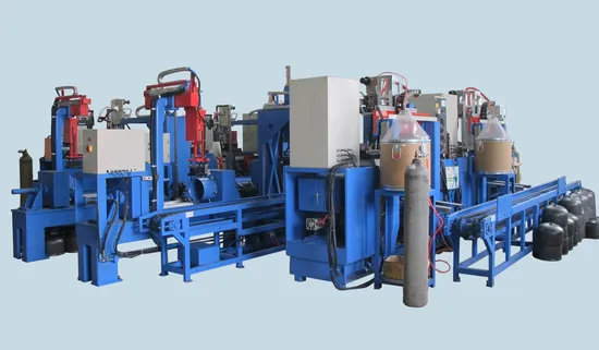 Équipement de fabrication de bouteilles de gaz gpl, 12.5kg/15kg, ligne de fabrication de corps, poignée/garde/boîtier, Machine à souder