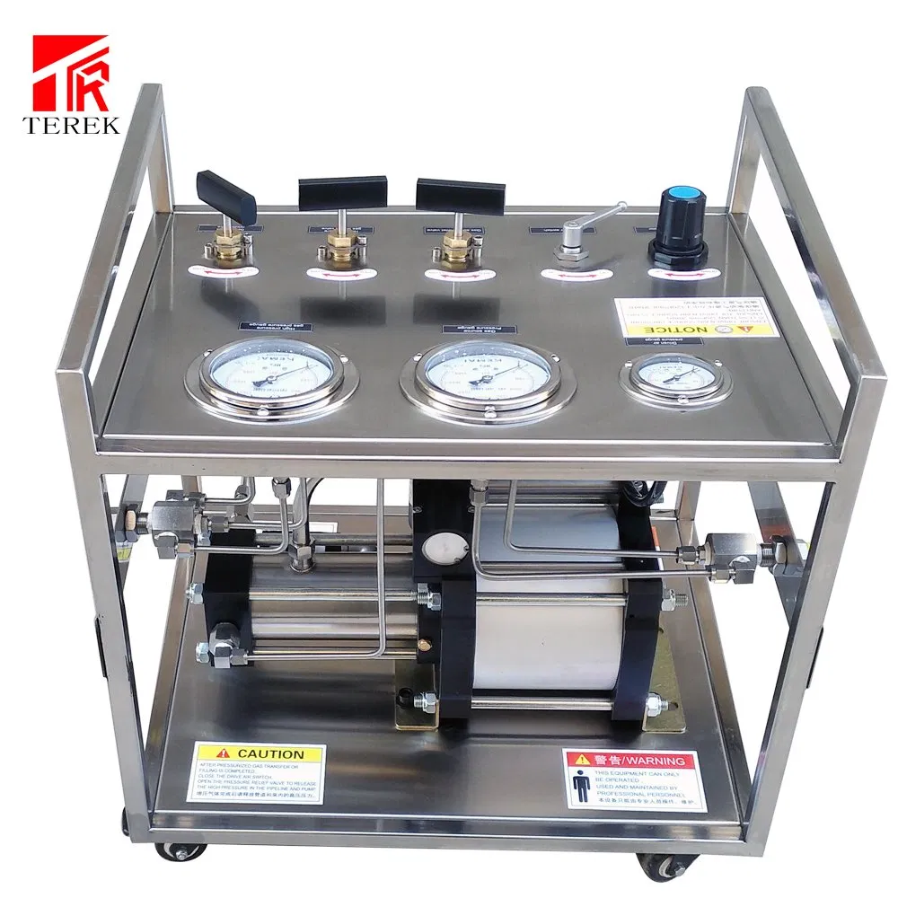 Équipement de test portatif de pompe à haute pression de cylindre de propulseur de gaz d'air