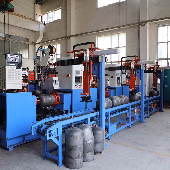 chaîne de production de bouteilles de gaz GPL 12,5 kg, équipements de fabrication de corps, machine d'emboutissage profond